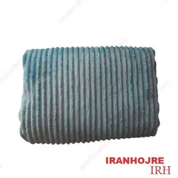 پتو پلیسه دو نفره زرشکی