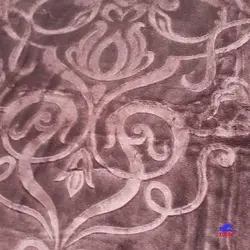 پتو نرمینه مدل نگین آبی