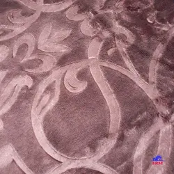 پتو نرمینه مدل نگین قهوه‌ ای