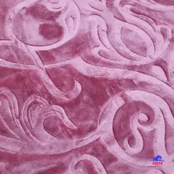پتو نرمینه مدل نگین کرم طلایی