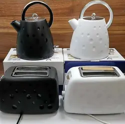 ست کتری برقی و توستر نان وگاتی