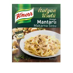 سس ماکارونی قارچ و خامه کنور Knorr ترکیه 52 گرم
