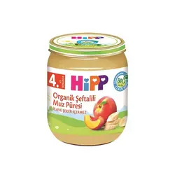 پوره هلو و موز ارگانیک هیپ Hipp 125 gr