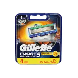 تیغ یدک ژیلت مدل فیوژن پروگلاید پاور بسته 4 عددی