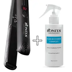 اتو موی بونیتا به همراه اسپری مخصوص احیا کننده