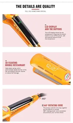 اتو مو کراتین انزو مدل Enzo EN-9912