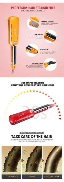 اتو مو کراتین انزو مدل Enzo EN-9912