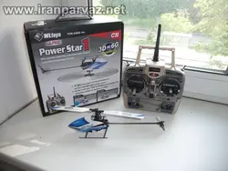 هلیکوپتر کنترلی شش کاناله فول آکروباتیک WLToys V977 , مخصوص حرفه ای ها
