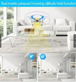 کوادکوپتر دوربین دار نانو HC627 با ارسال تصویر زنده روی موبایل