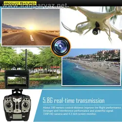 کوادکوپتر دوربین دار FY560 با ارسال تصویر زنده روی مانیتور