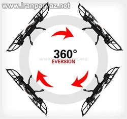 کوادکوپتر دوربین دار FY560 با ارسال تصویر زنده روی مانیتور