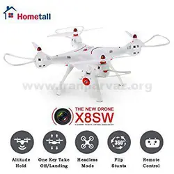 کوادکوپتر دوربین دار SYMA x8sw با دوربین ارسال تصویر زنده