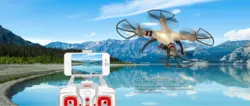 کوادکوپتر دوربین دار SYMA x8hw با دوربین ارسال تصویر زنده