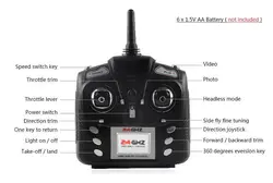 کوادکوپتر دوربین دار ۵۰۹G | ارسال تصویر زنده روی مانیتور با دوربین HD