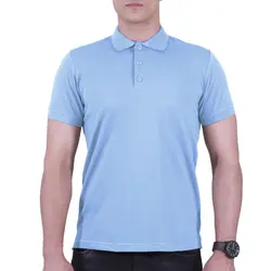 پولوشرت ساده مردانه آبی آسمانی