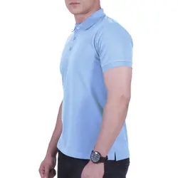 پولوشرت ساده مردانه آبی آسمانی