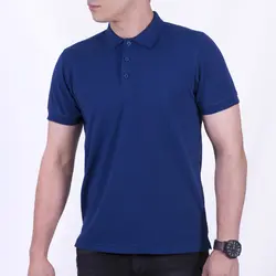 پولوشرت ساده مردانه آبی تیره