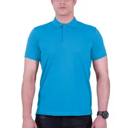 پولوشرت ساده مردانه آبی فیروزه ای