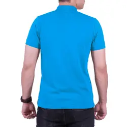 پولوشرت ساده مردانه آبی فیروزه ای