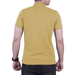 پولوشرت ساده مردانه زرد خردلی