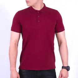 پولوشرت ساده مردانه زرشکی