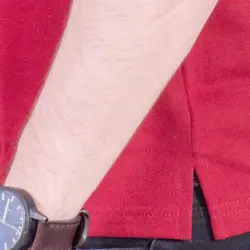 پولوشرت ساده مردانه قرمز