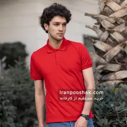 پولوشرت ساده مردانه قرمز