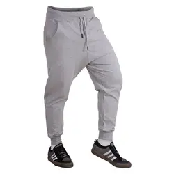 شلوار گرمکن اسلش طوسی ملانژ