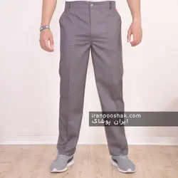 کاپشن و شلوار کار طوسی