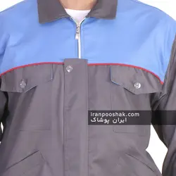 کاپشن و شلوار کار طوسی