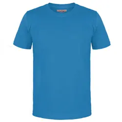 تیشرت ساده مردانه آبی ایتالیایی