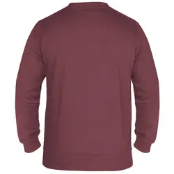 سویشرت یقه گرد زرشکی