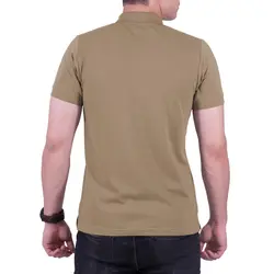 پولوشرت ساده مردانه قهوه ای کرم