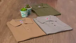 پولوشرت ساده مردانه ملانژ