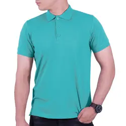 پولوشرت مردانه سبز فیروزه ای روشن