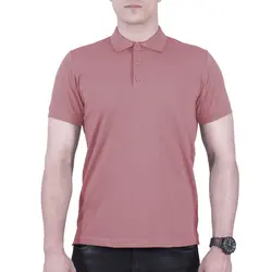 پولوشرت ساده مردانه صورتی پاستیلی