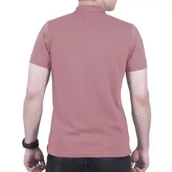 پولوشرت ساده مردانه صورتی پاستیلی