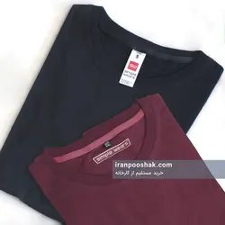 تیشرت ساده پنبه ای مردانه مشکی