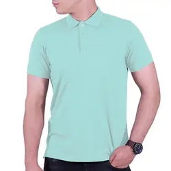 پولوشرت ساده مردانه سبز نعنایی