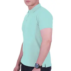 پولوشرت ساده مردانه سبز نعنایی