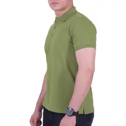 پولوشرت ساده مردانه سبز سدری