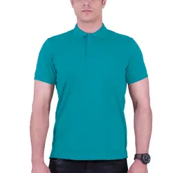 پولوشرت ساده مردانه سبز کله غازی