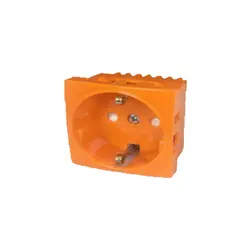 پریز برق نارنجی دانوب 45*45