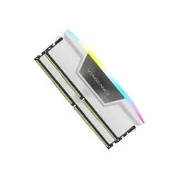 رم کامپیوتر Corsair VENGEANCE RGB White 64GB Dual 6000MHz CL40 DDR5 | فروشگاه ایران رندر