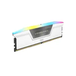 رم کامپیوتر Corsair VENGEANCE RGB White 64GB Dual 6000MHz CL40 DDR5 | فروشگاه ایران رندر