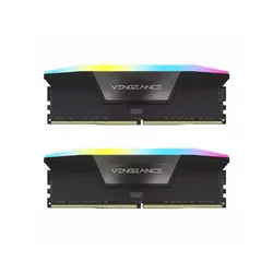 رم کامپیوتر Corsair VENGEANCE RGB 32GB Dual 6000MHz CL40 DDR5 | فروشگاه ایران رندر