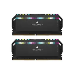 رم کامپیوتر Corsair Dominator Platinum RGB Black 32GB DUAL 5200MHz CL40 DDR5 | فروشگاه ایران رندر