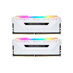 رم کامپیوتر Corsair VENGEANCE RGB PRO White 16GB Dual 3600MHz CL18 DDR4 | فروشگاه ایران رندر