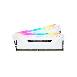 رم کامپیوتر Corsair VENGEANCE RGB PRO White 16GB Dual 3600MHz CL18 DDR4 | فروشگاه ایران رندر