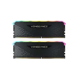 رم کامپیوتر Corsair VENGEANCE RGB RS Black 16GB DUAL 3600MHz CL18 DDR4 | فروشگاه ایران رندر